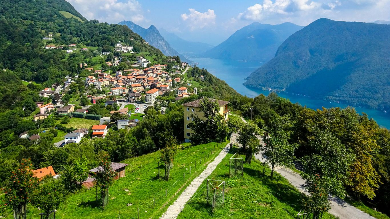 グリンデルワルトやラウターブルンネン方面のイメージ