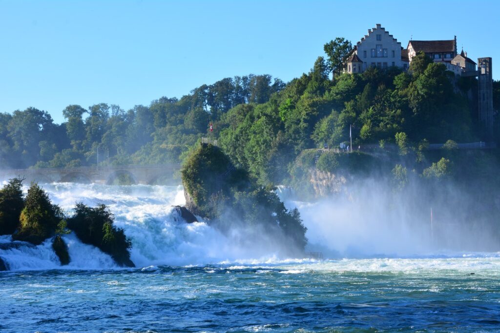 Rhine Falls, the most powerful waterfall in Europe